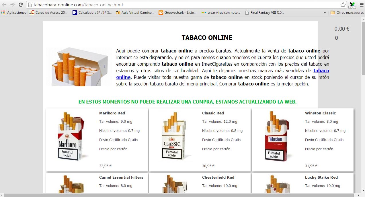 Cómo comprar tabaco barato por internet